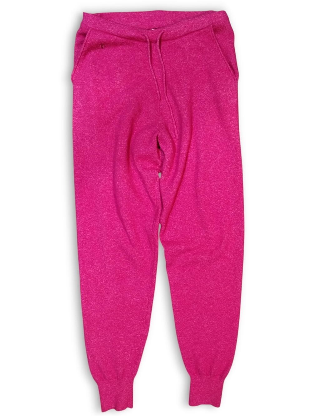 Kate Spade Cashmere Blend Joggers Pink Jewel Knit Lounge Pants M - Picture 3 of 11
